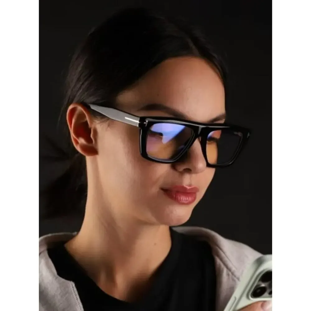 Tom Ford FT6059-B Coloured Havana Unisex Bluelight Frames